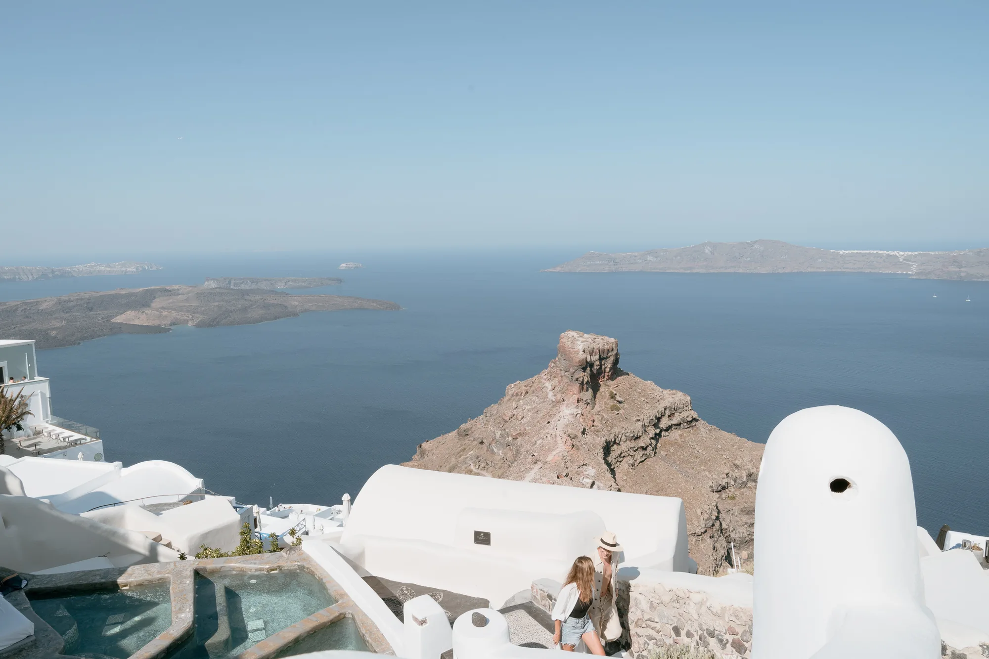 Santorini caldera landscape
